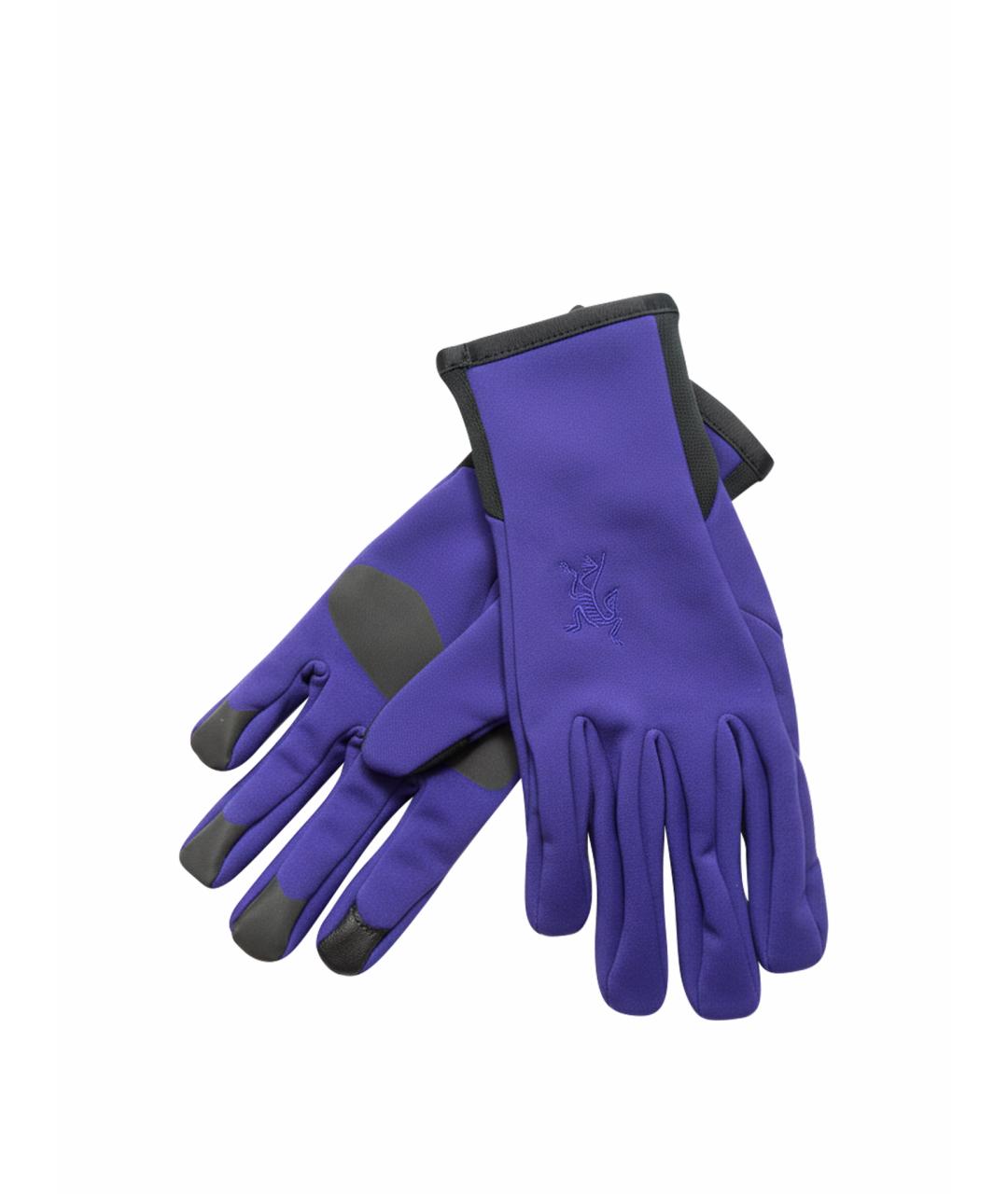 ARCTERYX Фиолетовые синтетические перчатки, фото 1