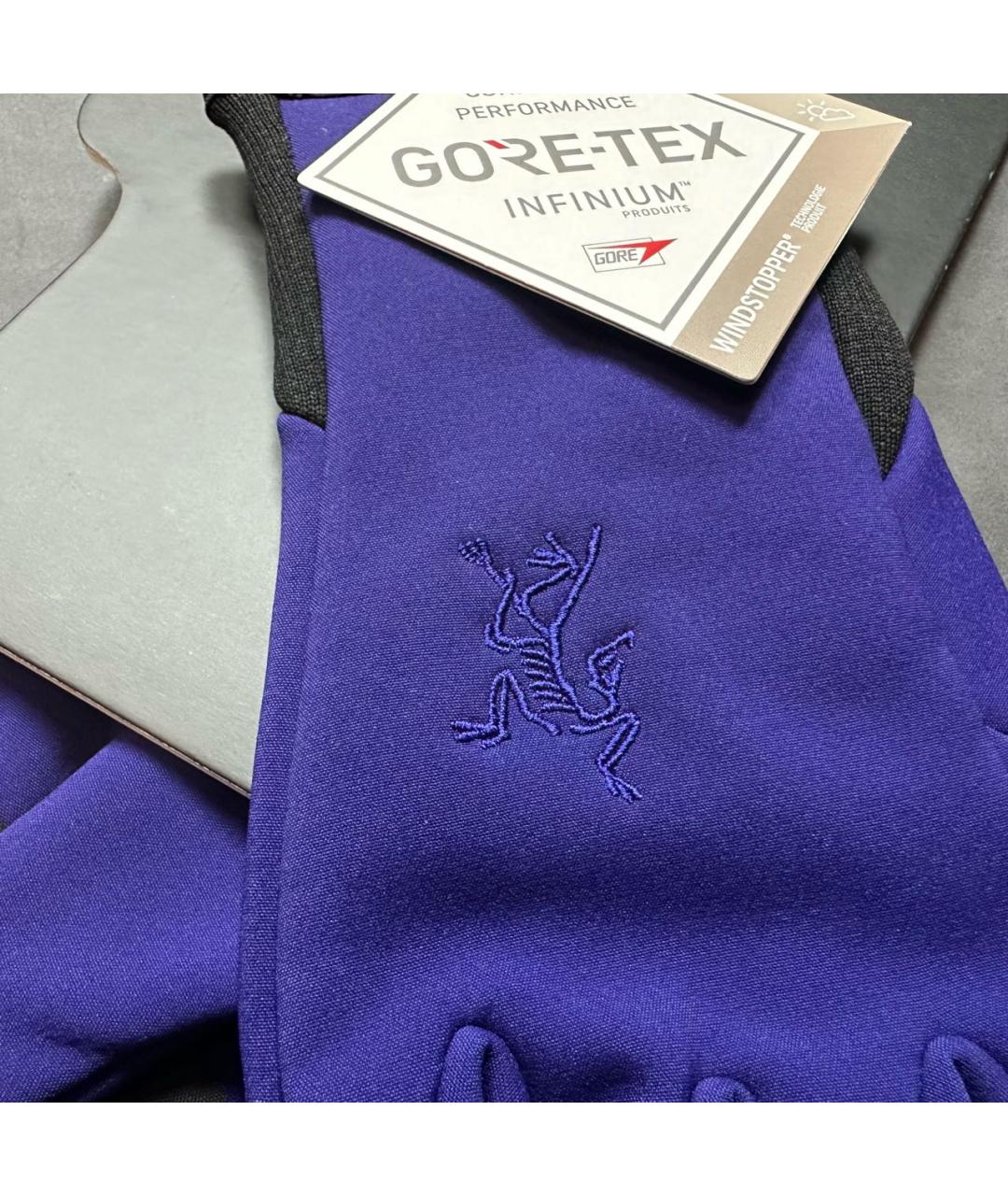 ARCTERYX Фиолетовые синтетические перчатки, фото 4