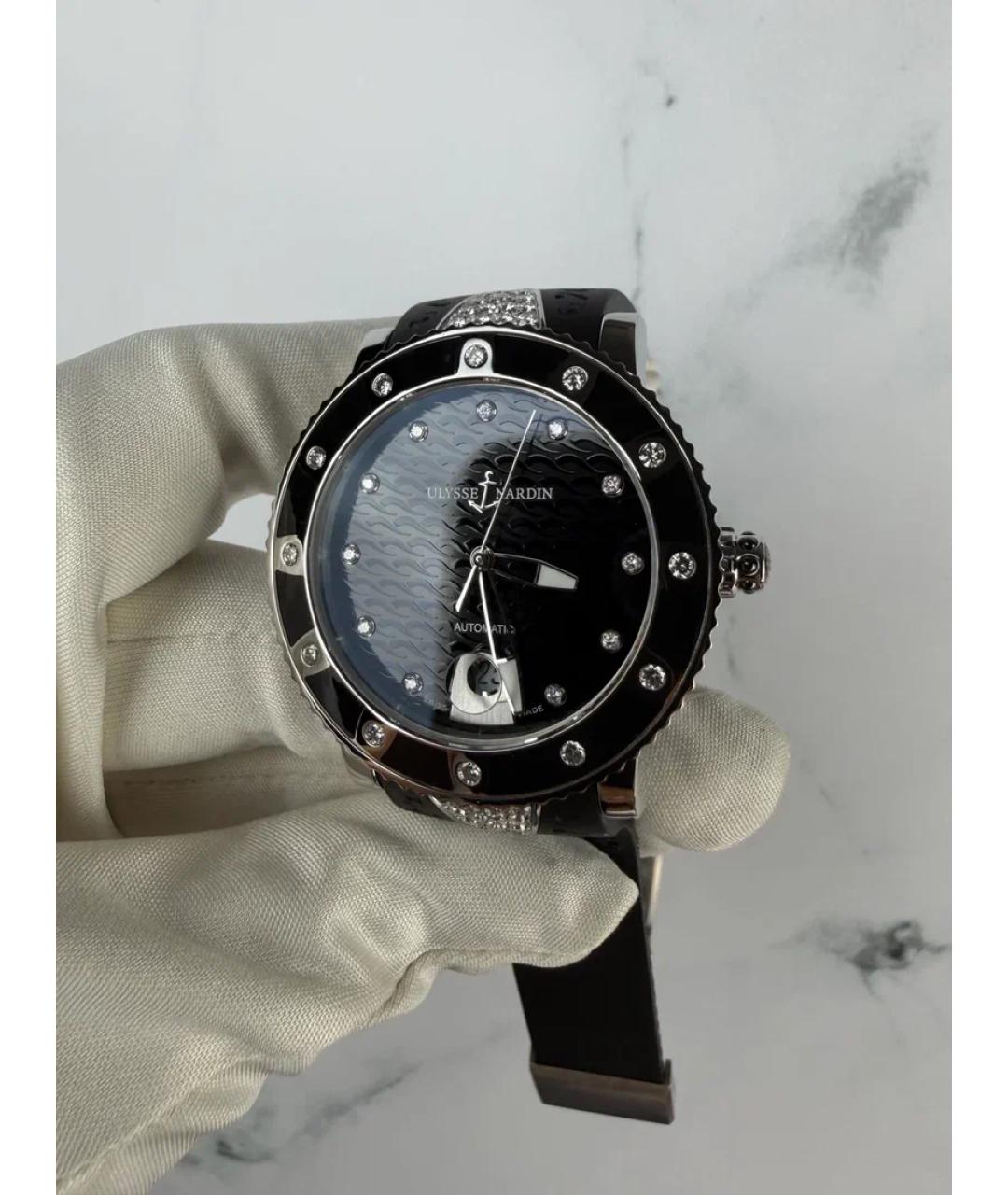 Ulysse Nardin Черные металлические часы, фото 3