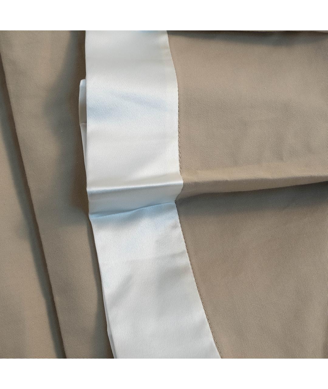 VALENTINO Бежевая хлопковая юбка мини, фото 6