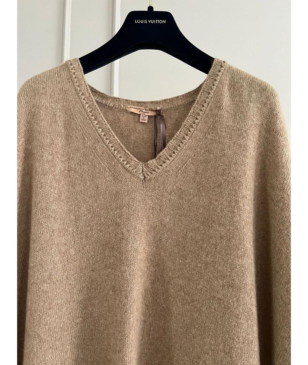 ERMANNO SCERVINO Коричневый джемпер / свитер, фото 2