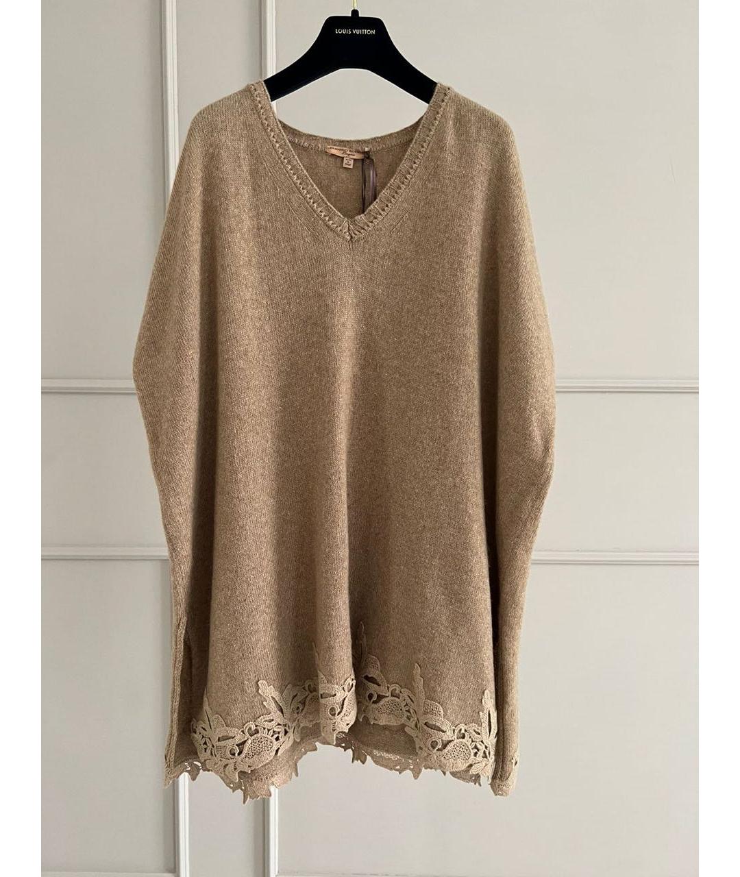 ERMANNO SCERVINO Коричневый джемпер / свитер, фото 9