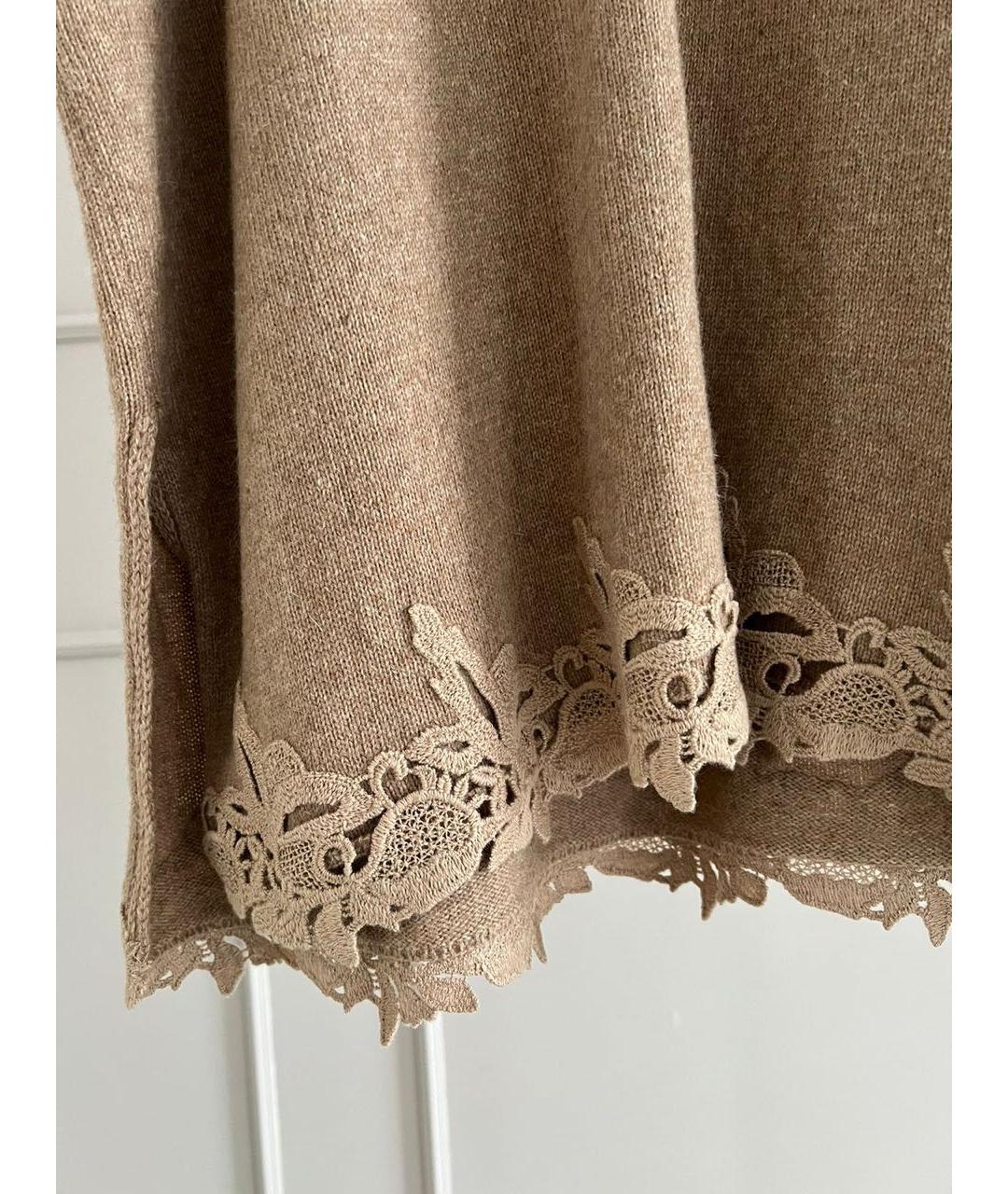 ERMANNO SCERVINO Коричневый джемпер / свитер, фото 6