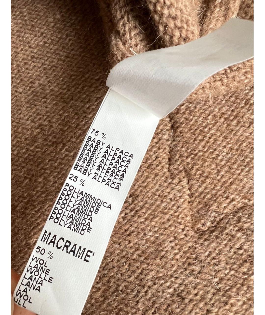 ERMANNO SCERVINO Коричневый джемпер / свитер, фото 7