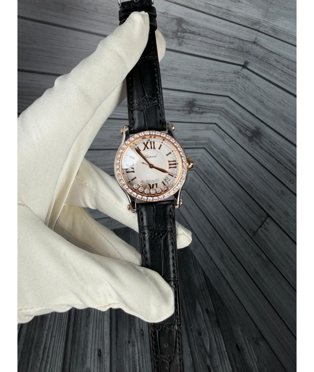 CHOPARD Белые часы из розового золота, фото 2