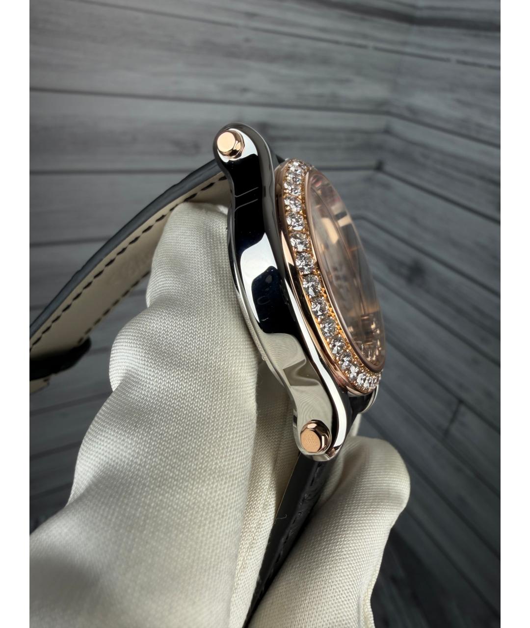 CHOPARD Белые часы из розового золота, фото 7