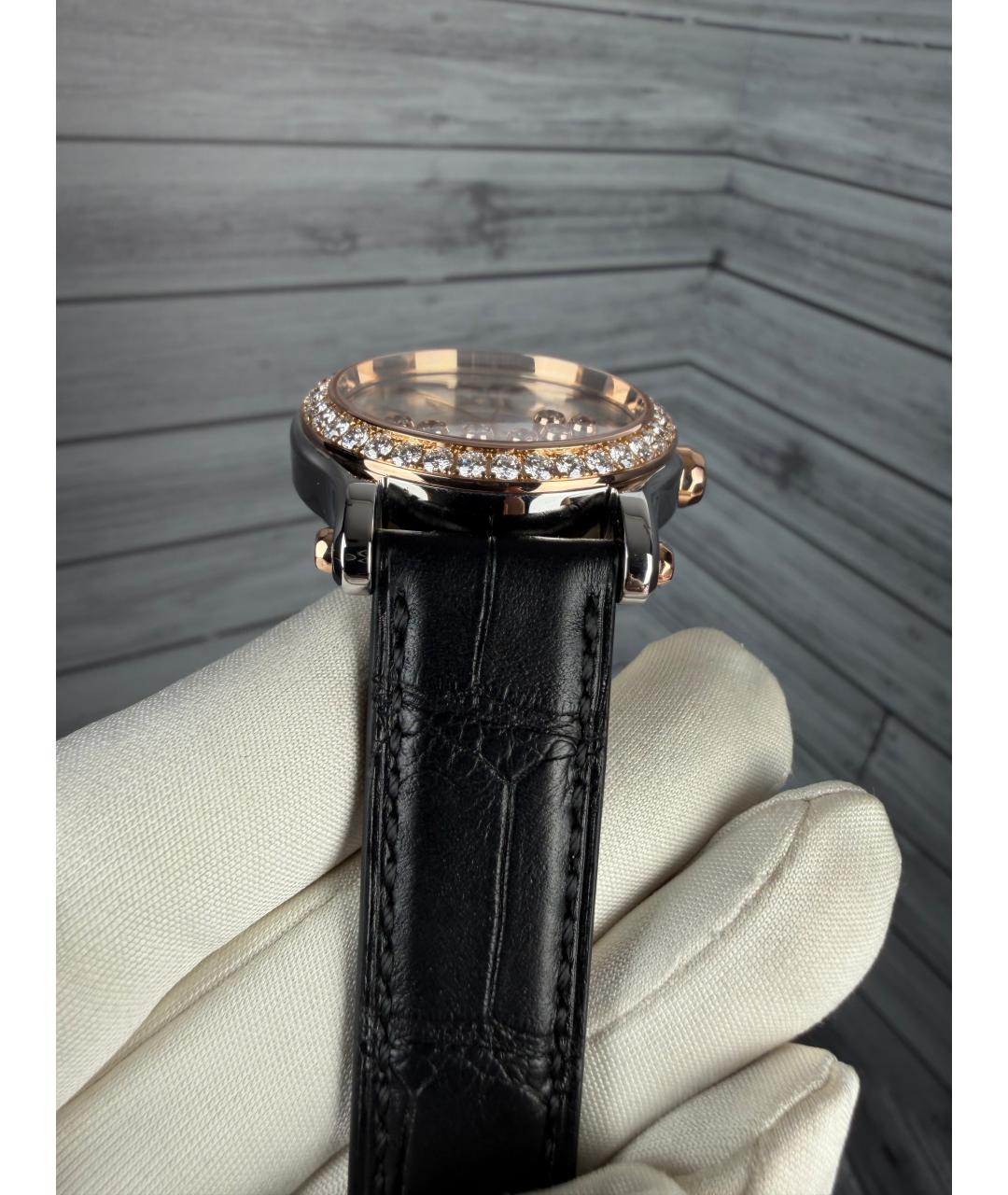 CHOPARD Белые часы из розового золота, фото 8