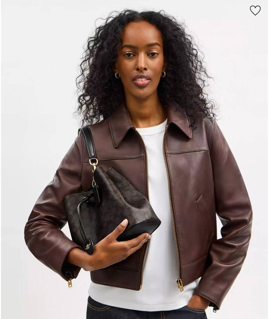 COACH Коричневая сумка тоут, фото 2