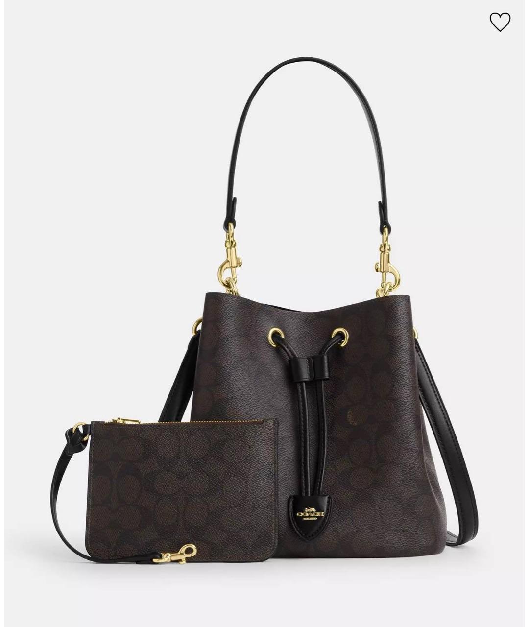 COACH Коричневая сумка тоут, фото 6