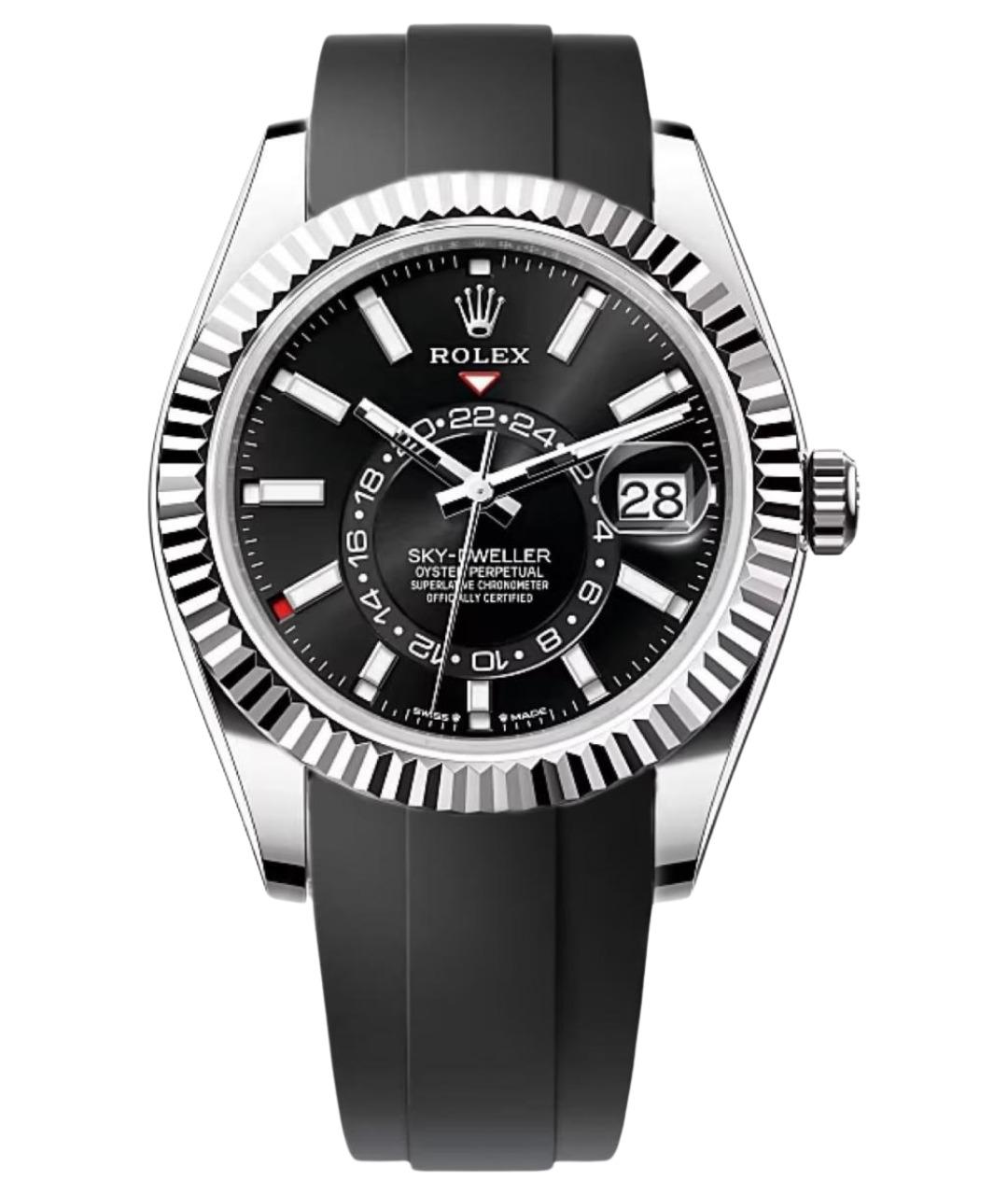 ROLEX Черные часы, фото 1