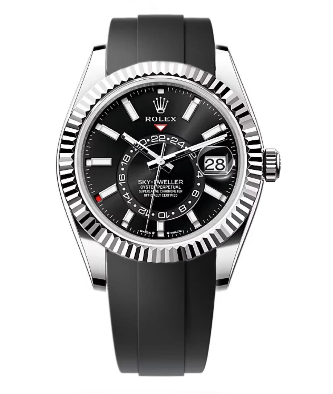 ROLEX Черные часы, фото 10