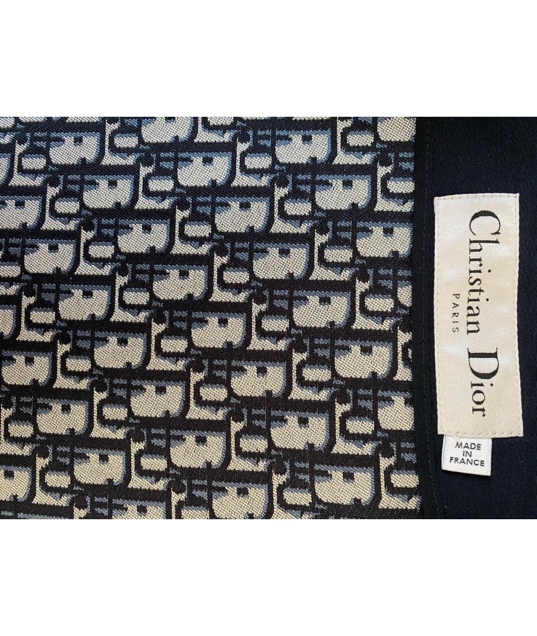 CHRISTIAN DIOR Темно-синий шерстяной жакет/пиджак, фото 6