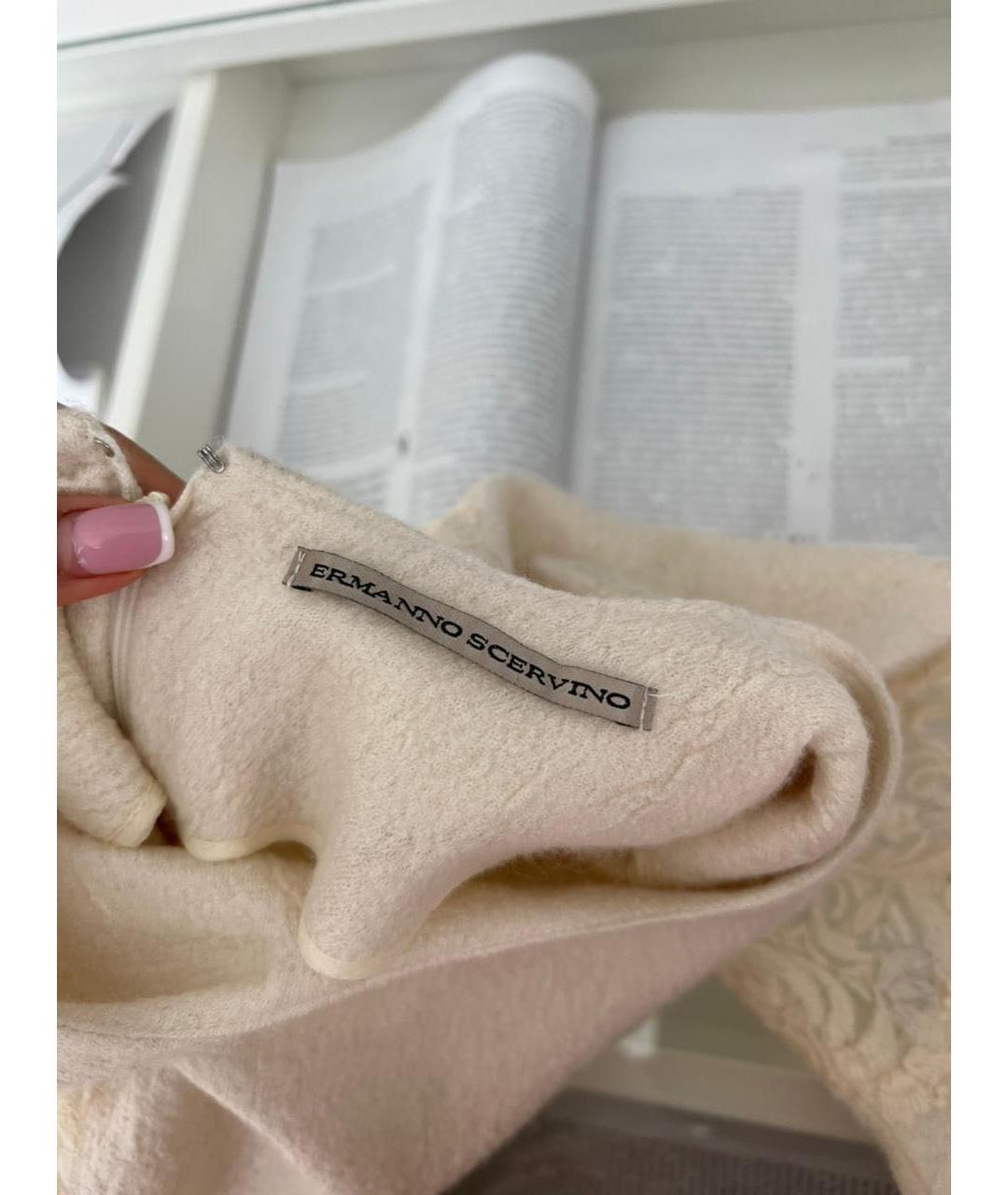 ERMANNO SCERVINO Белый джемпер / свитер, фото 5