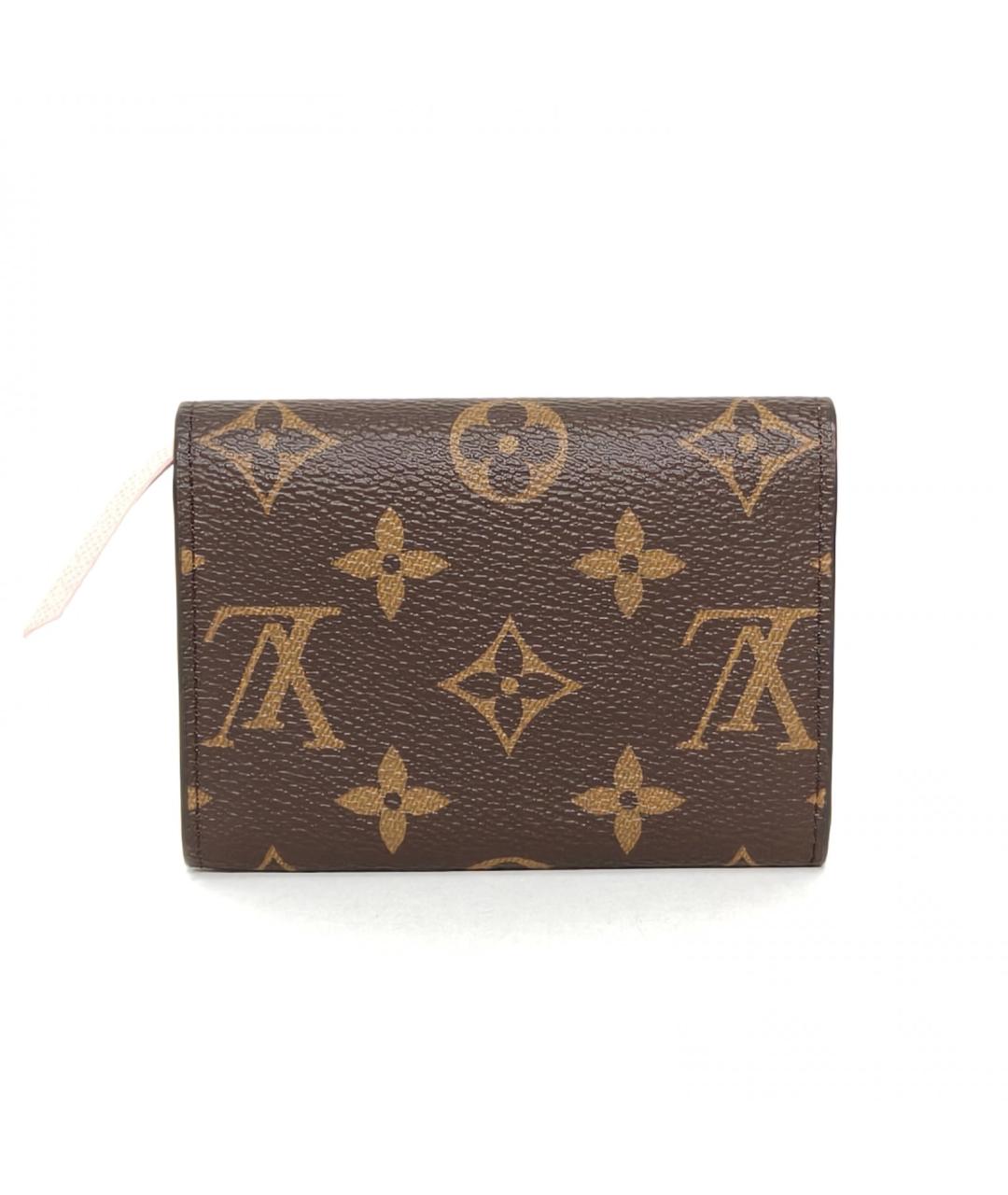LOUIS VUITTON Коричневый кошелек, фото 5