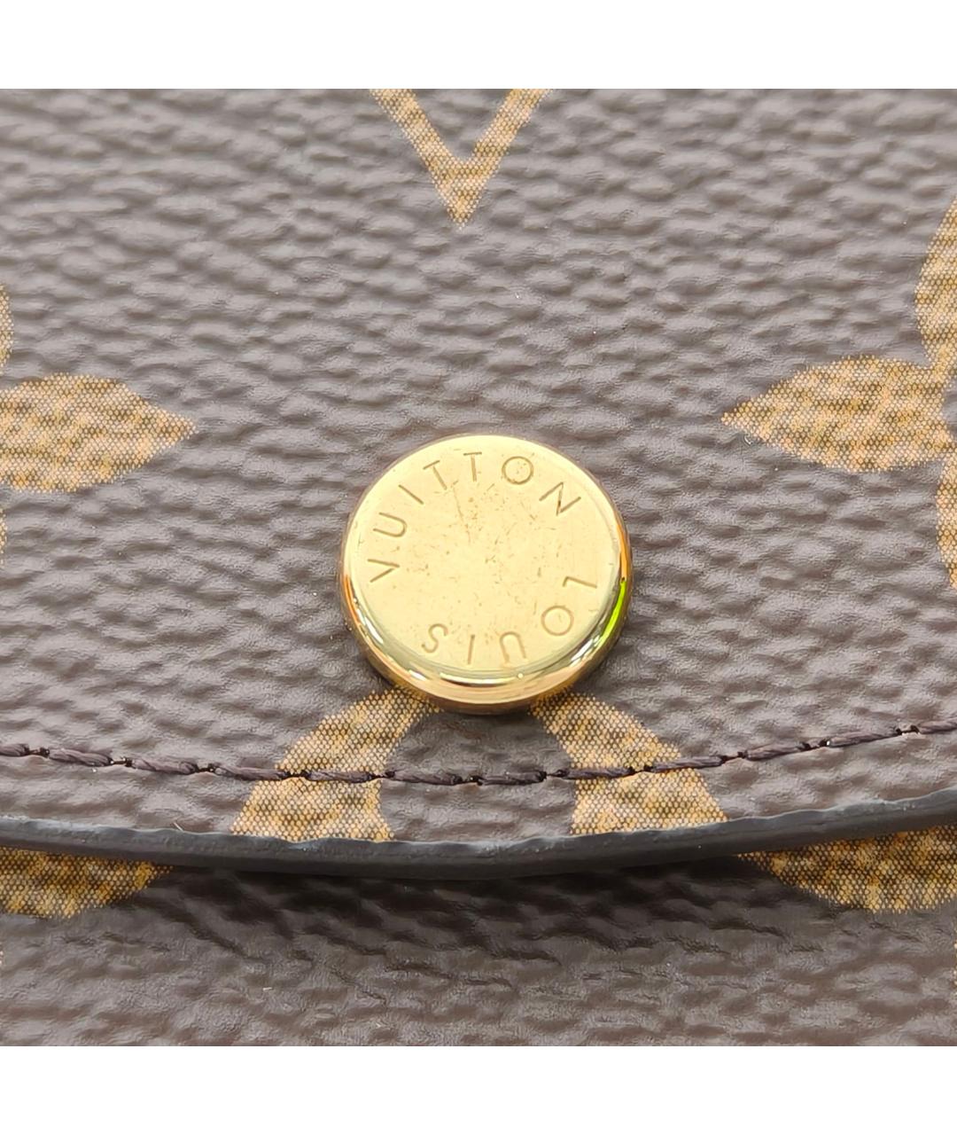 LOUIS VUITTON Коричневый кошелек, фото 7