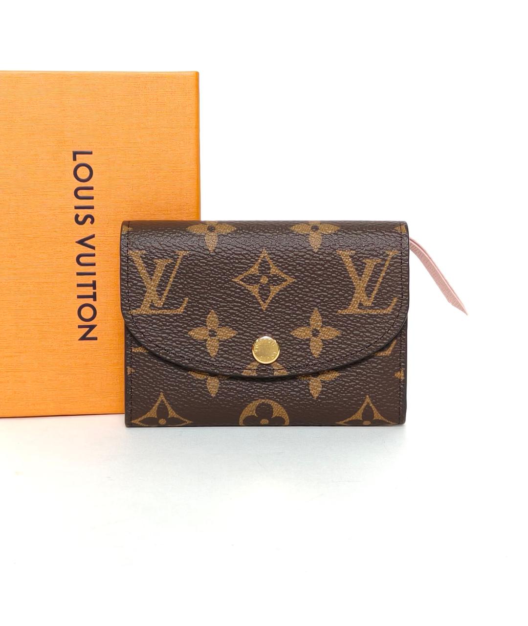 LOUIS VUITTON Коричневый кошелек, фото 9