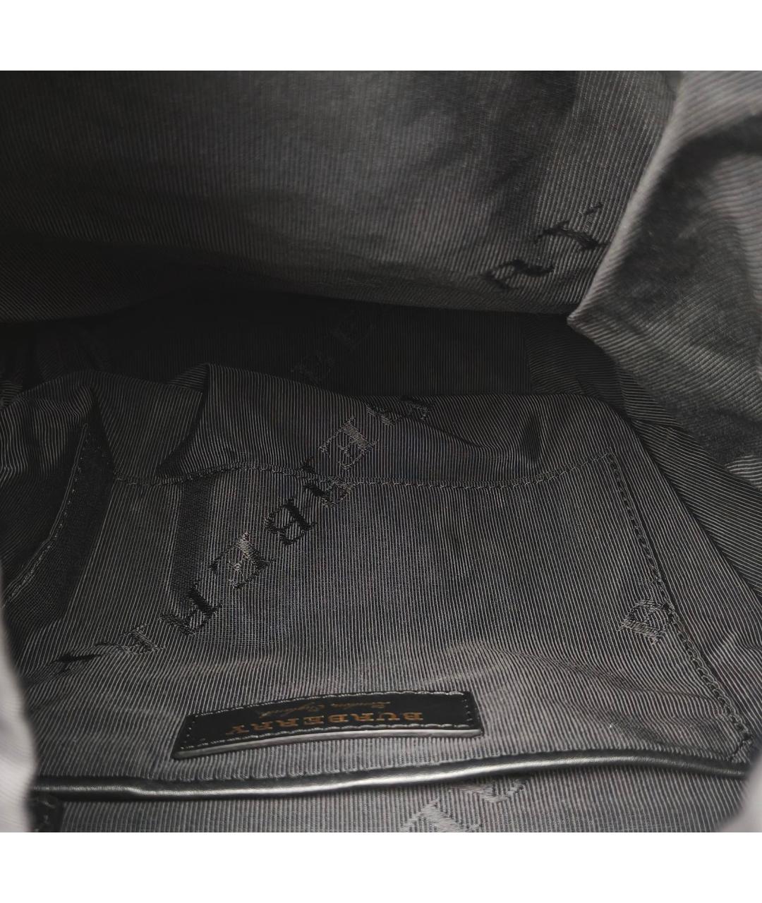 BURBERRY Черный тканевый рюкзак, фото 7