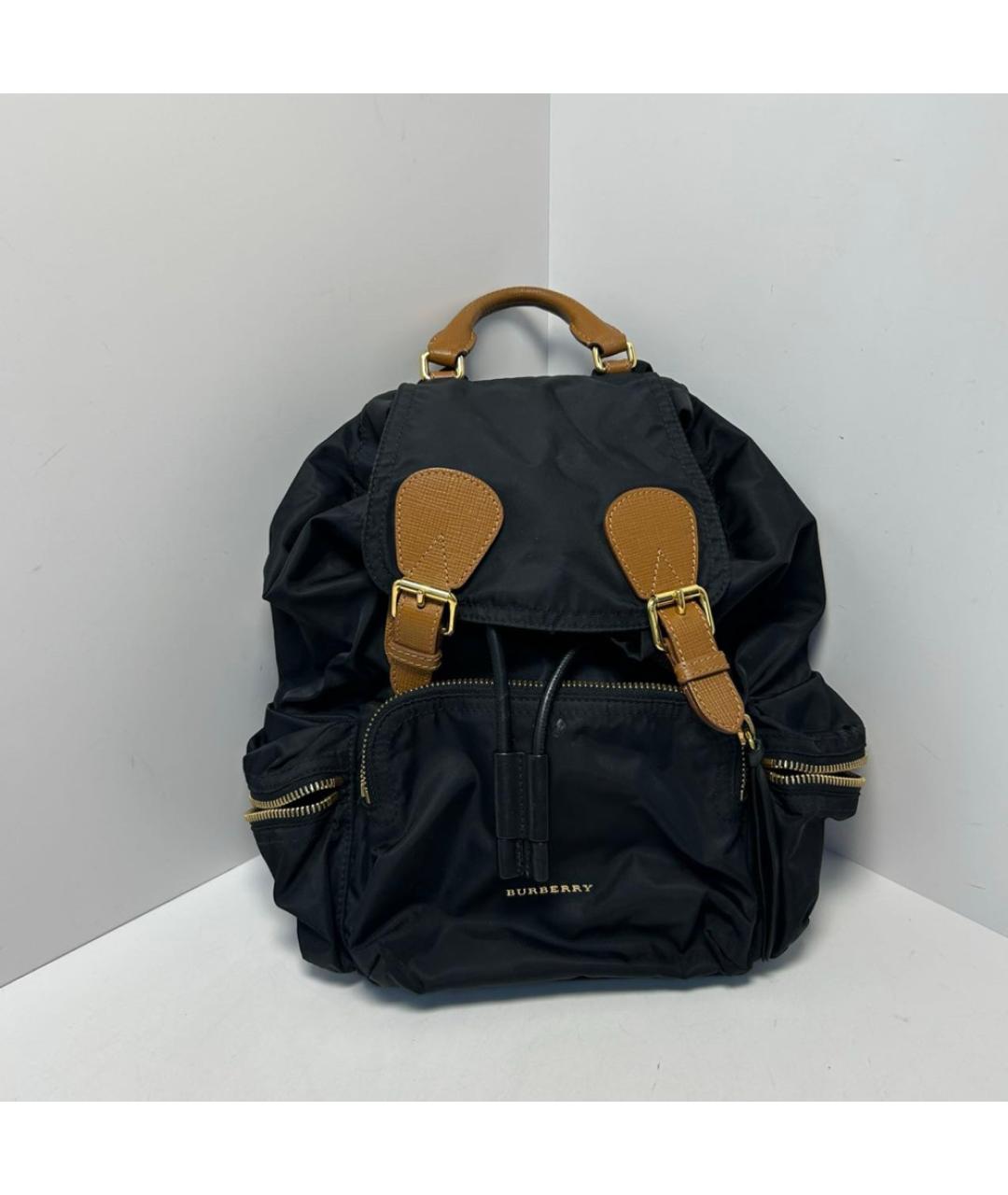 BURBERRY Черный тканевый рюкзак, фото 9