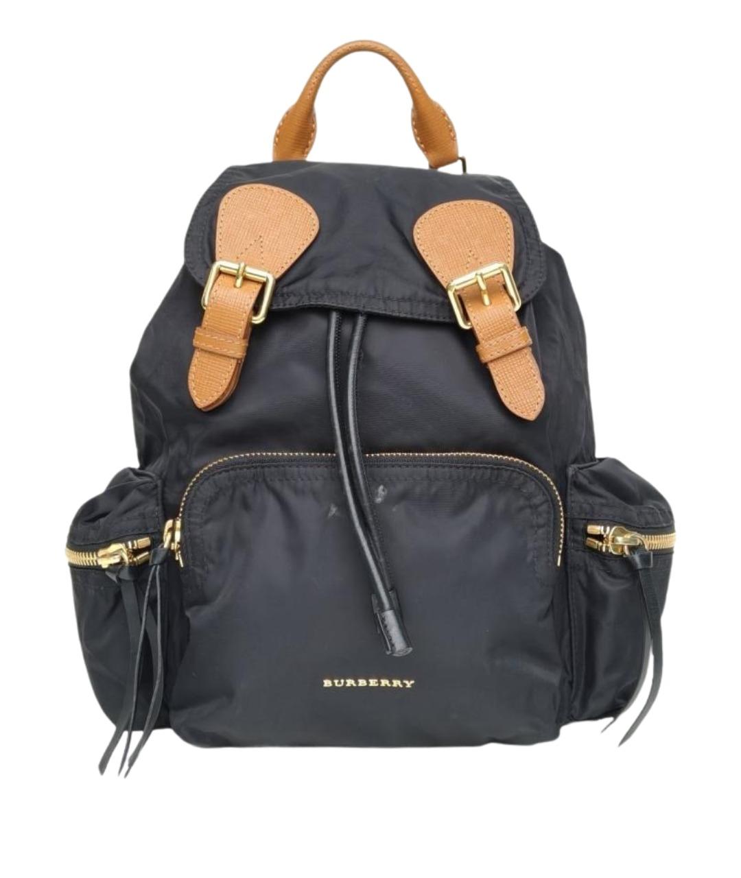 BURBERRY Черный тканевый рюкзак, фото 1