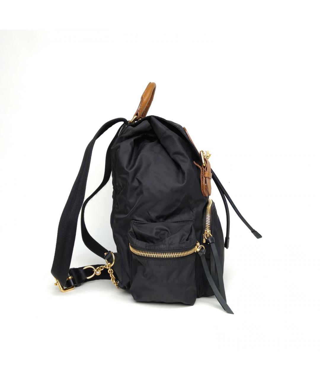 BURBERRY Черный тканевый рюкзак, фото 5