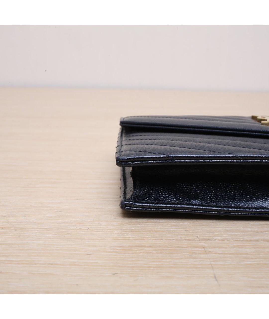 SAINT LAURENT Черная кожаная сумка через плечо, фото 9