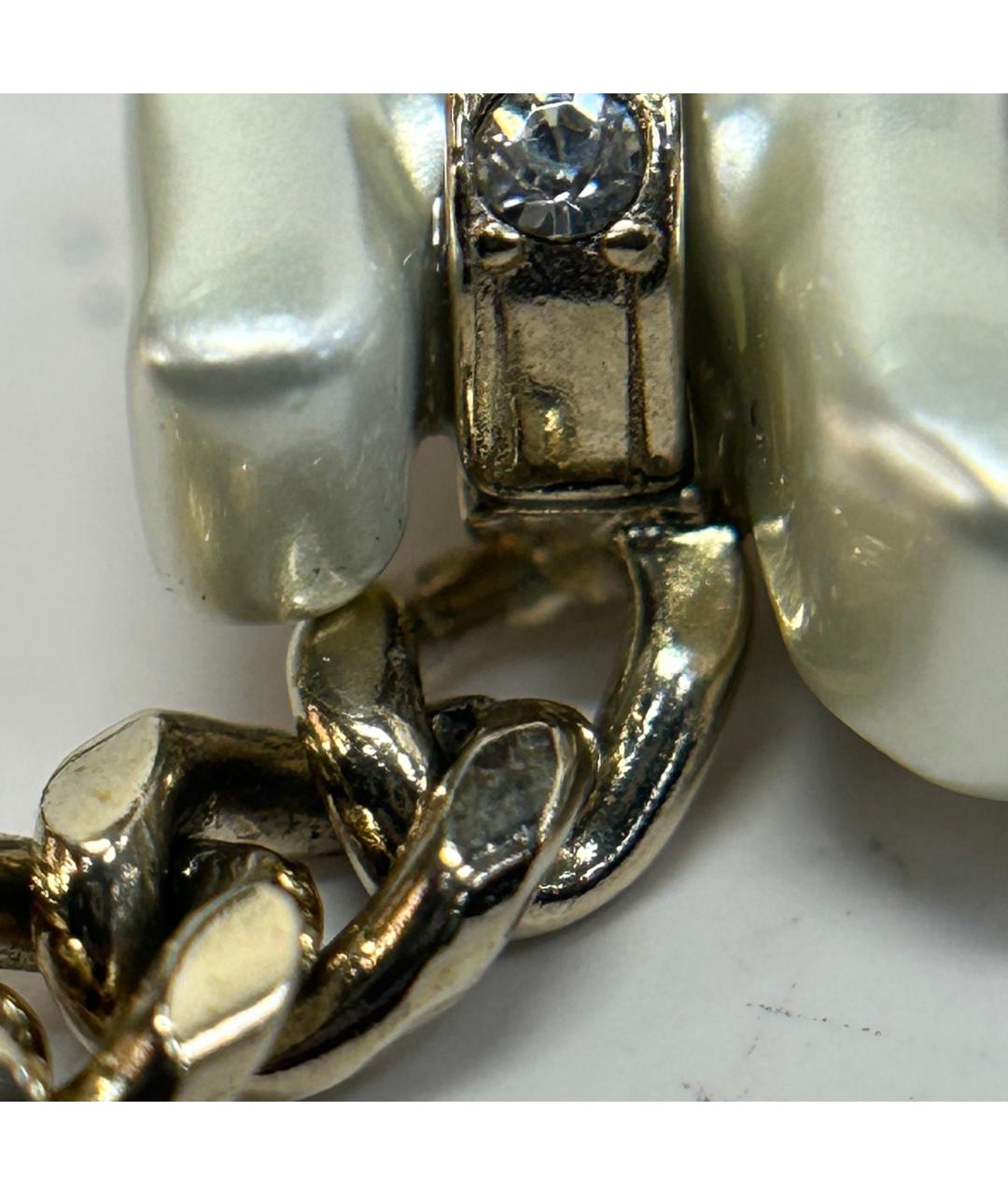 CHANEL Золотое металлическое колье, фото 9