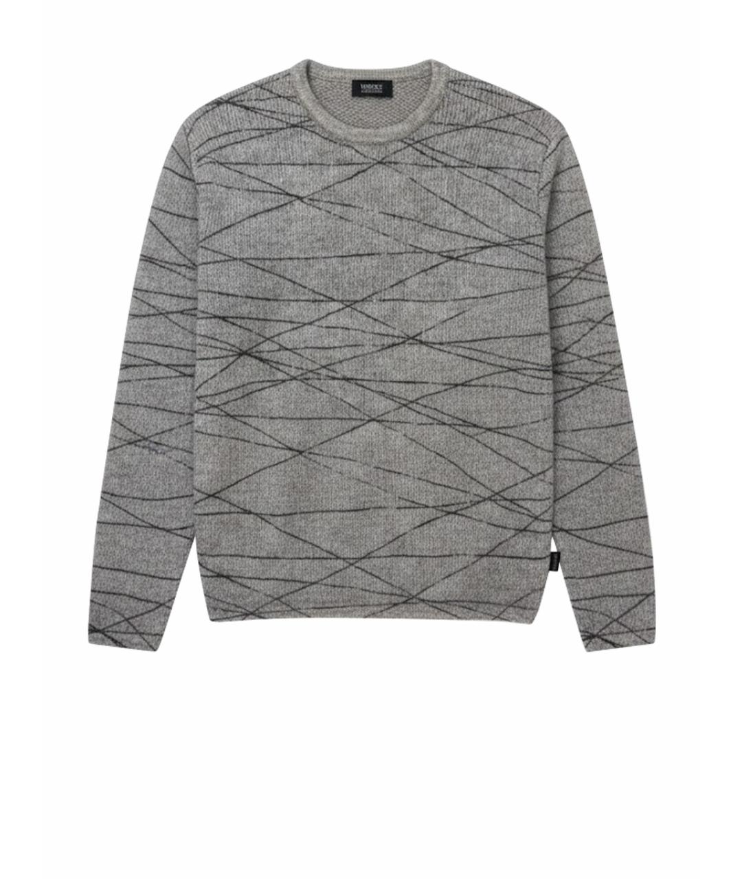 VERSACE Серый джемпер / свитер, фото 1