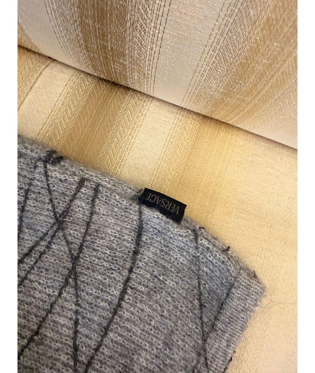 VERSACE Серый джемпер / свитер, фото 4
