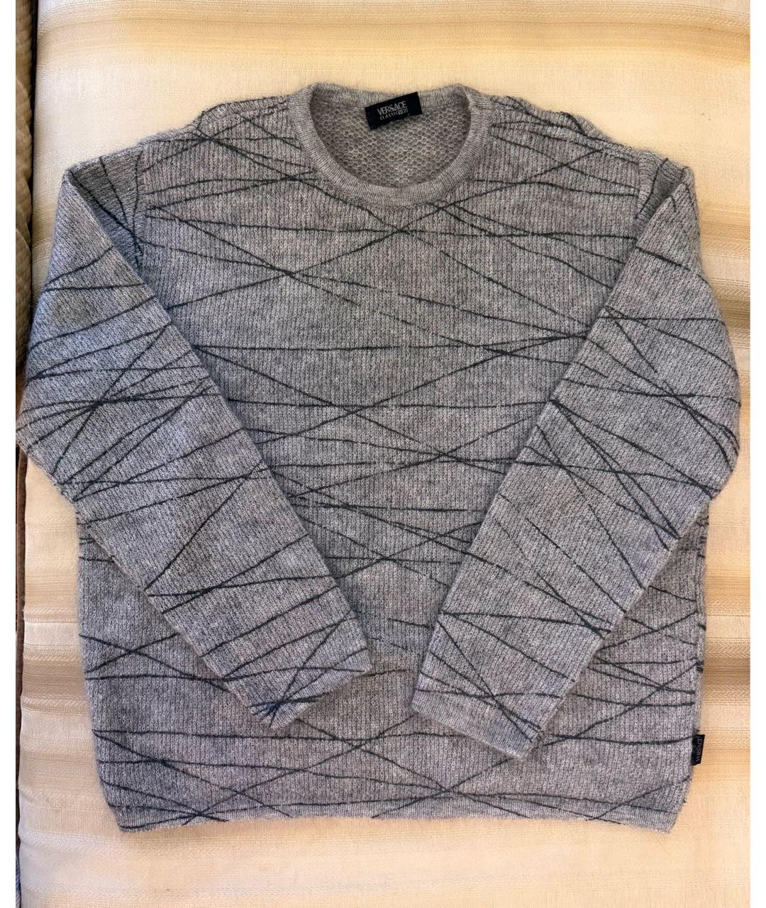 VERSACE Серый джемпер / свитер, фото 5