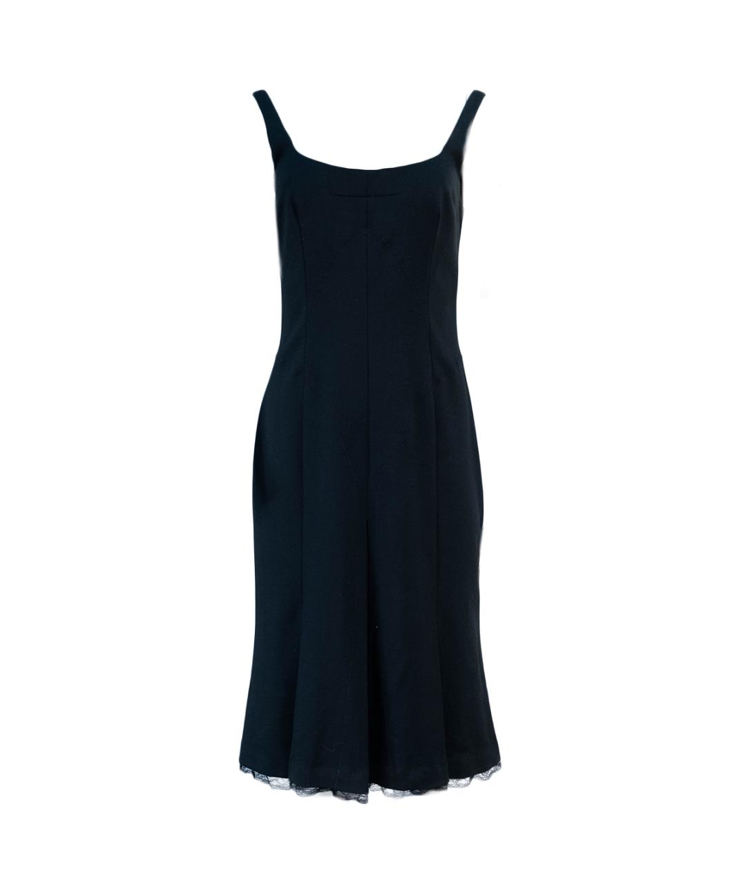 DOLCE&GABBANA Черное повседневное платье, фото 7