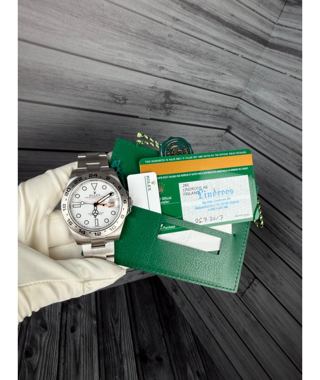 ROLEX Белые часы, фото 2