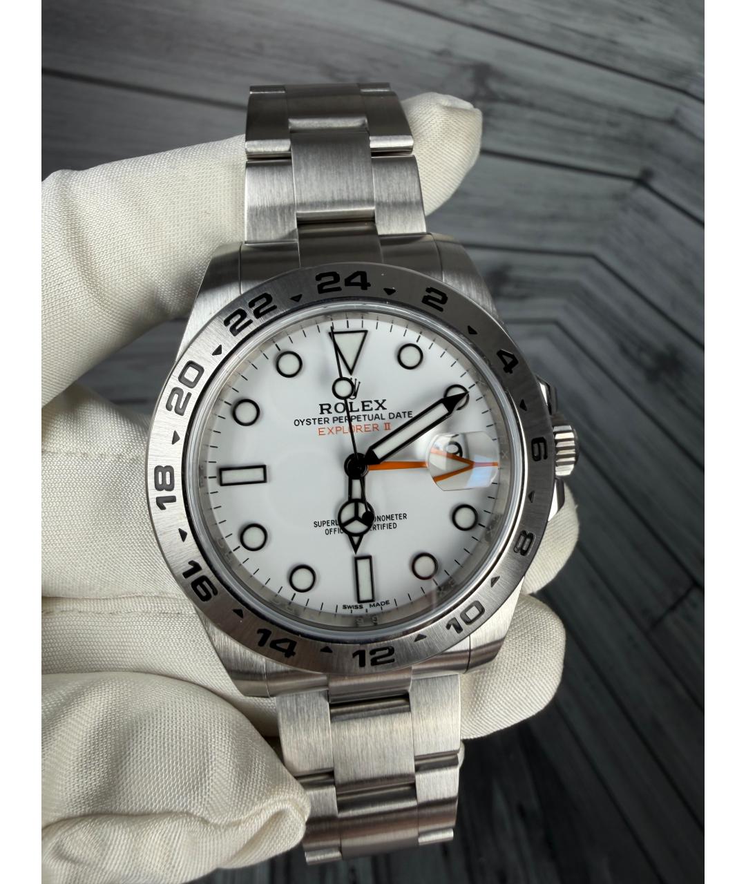 ROLEX Белые часы, фото 4