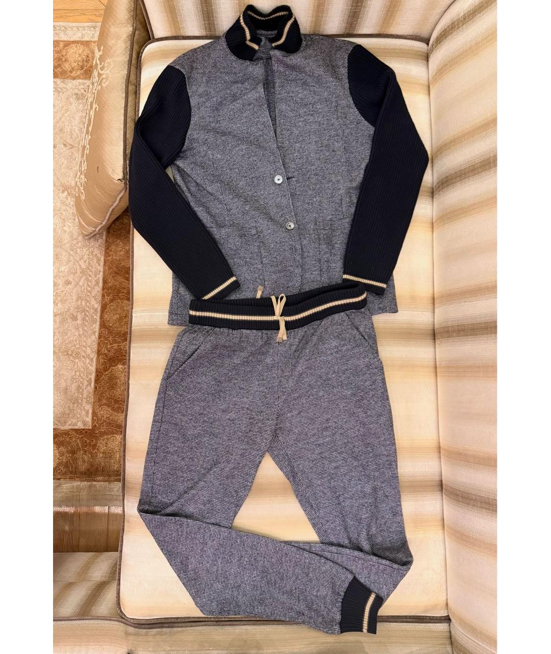 ELEVENTY Серый повседневный костюм, фото 3