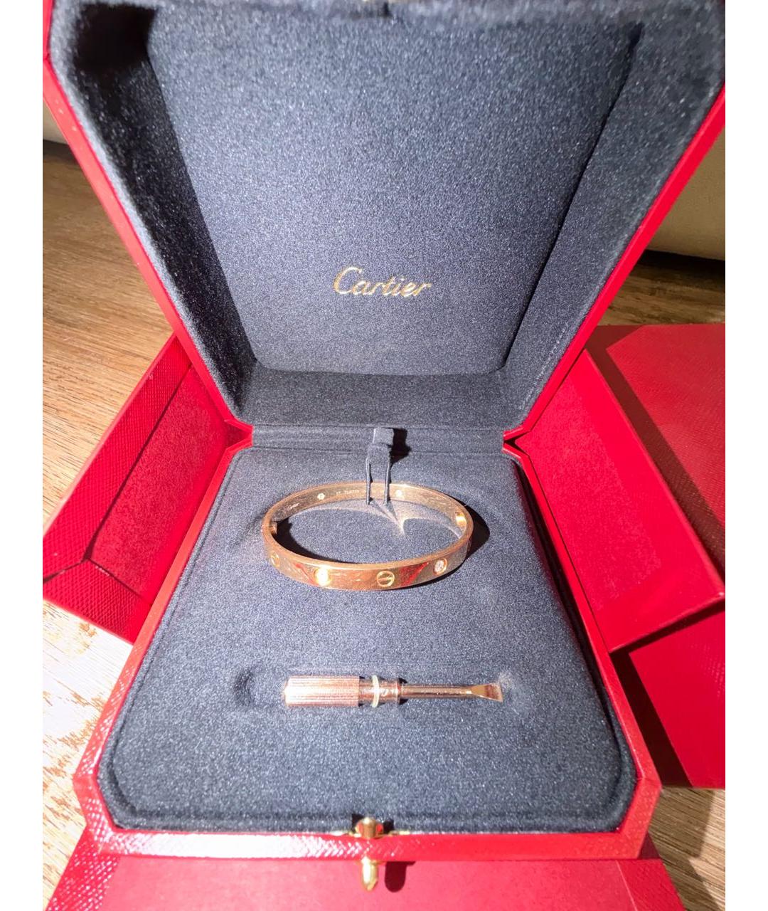 CARTIER Розовый браслет из розового золота, фото 7