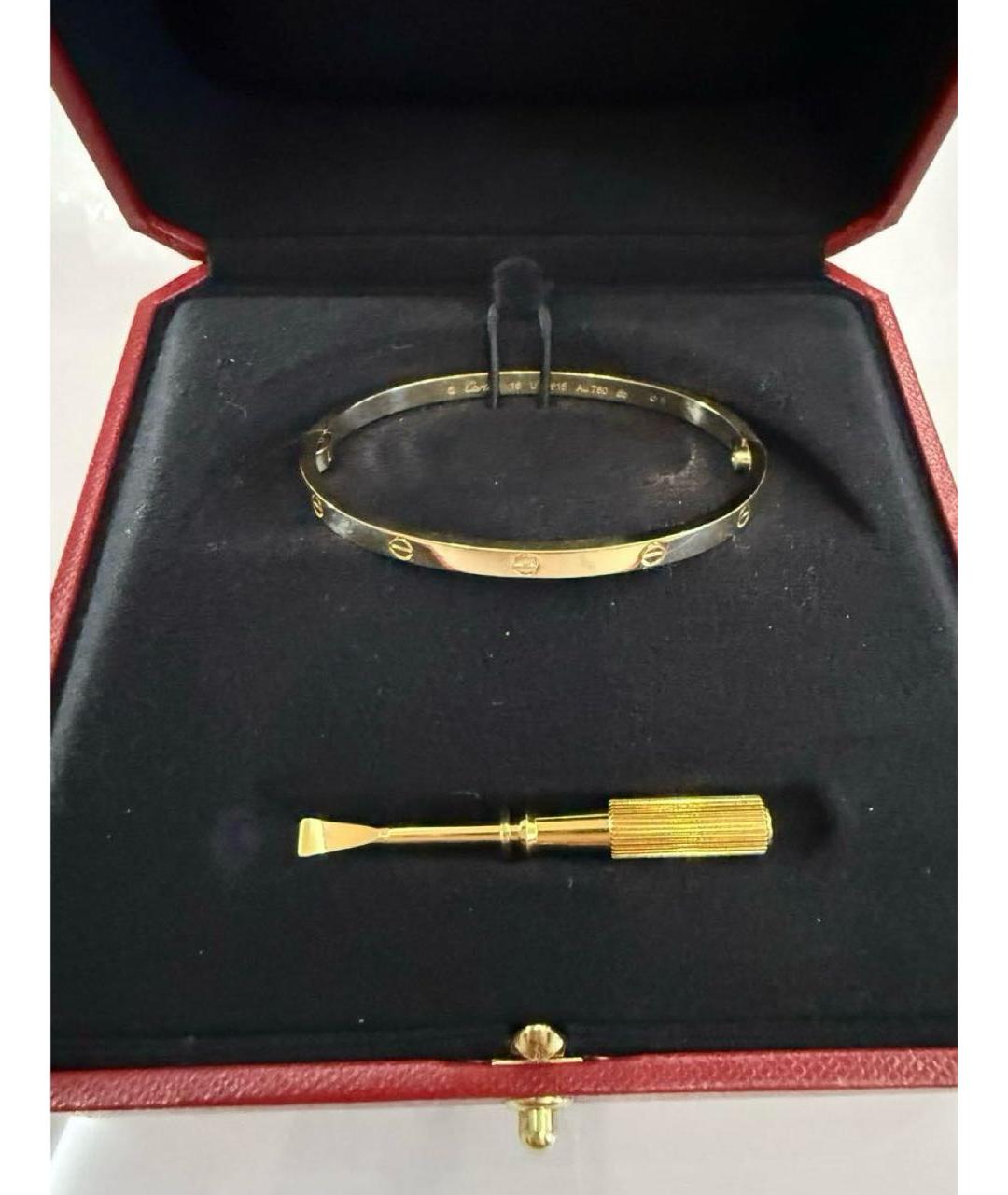 CARTIER Золотой браслет из желтого золота, фото 8