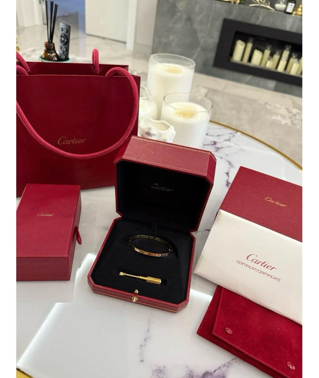 CARTIER Золотой браслет из желтого золота, фото 6