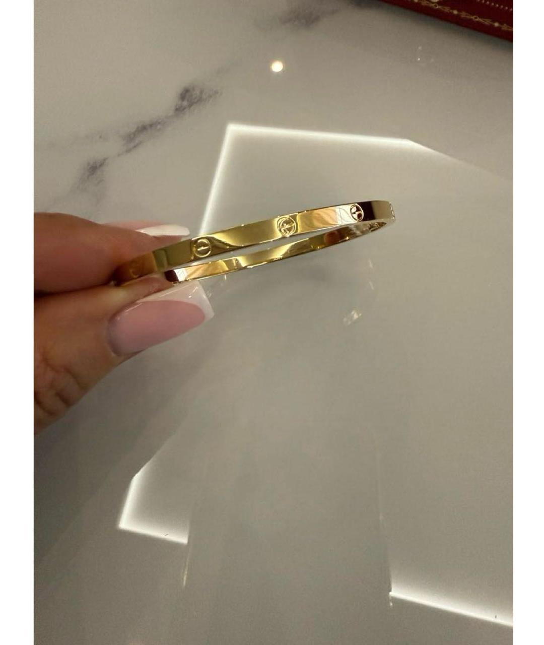 CARTIER Золотой браслет из желтого золота, фото 3