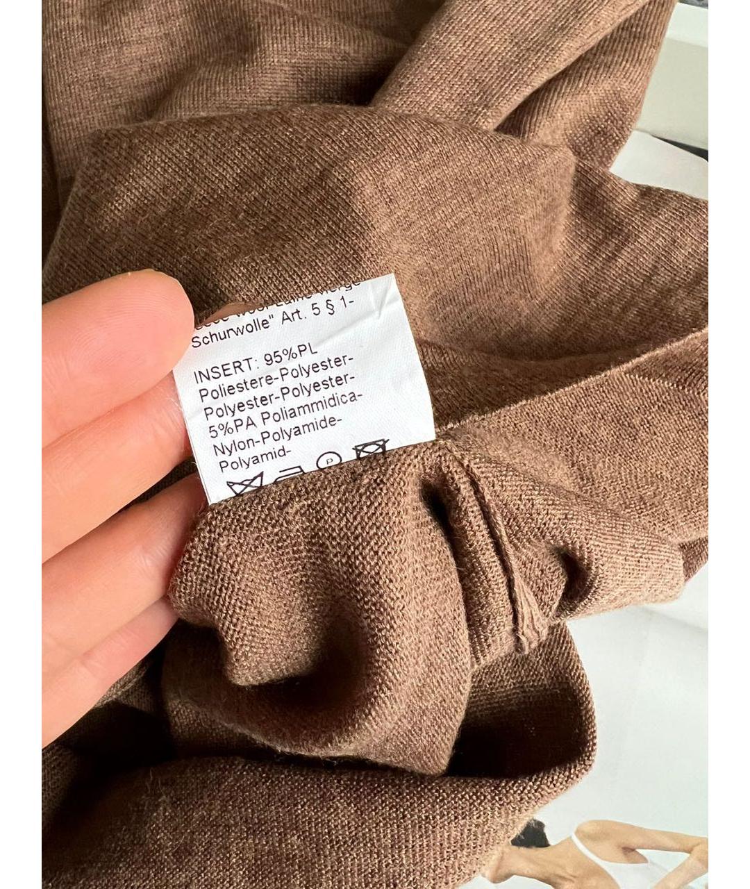 ERMANNO SCERVINO Коричневый кардиган, фото 6