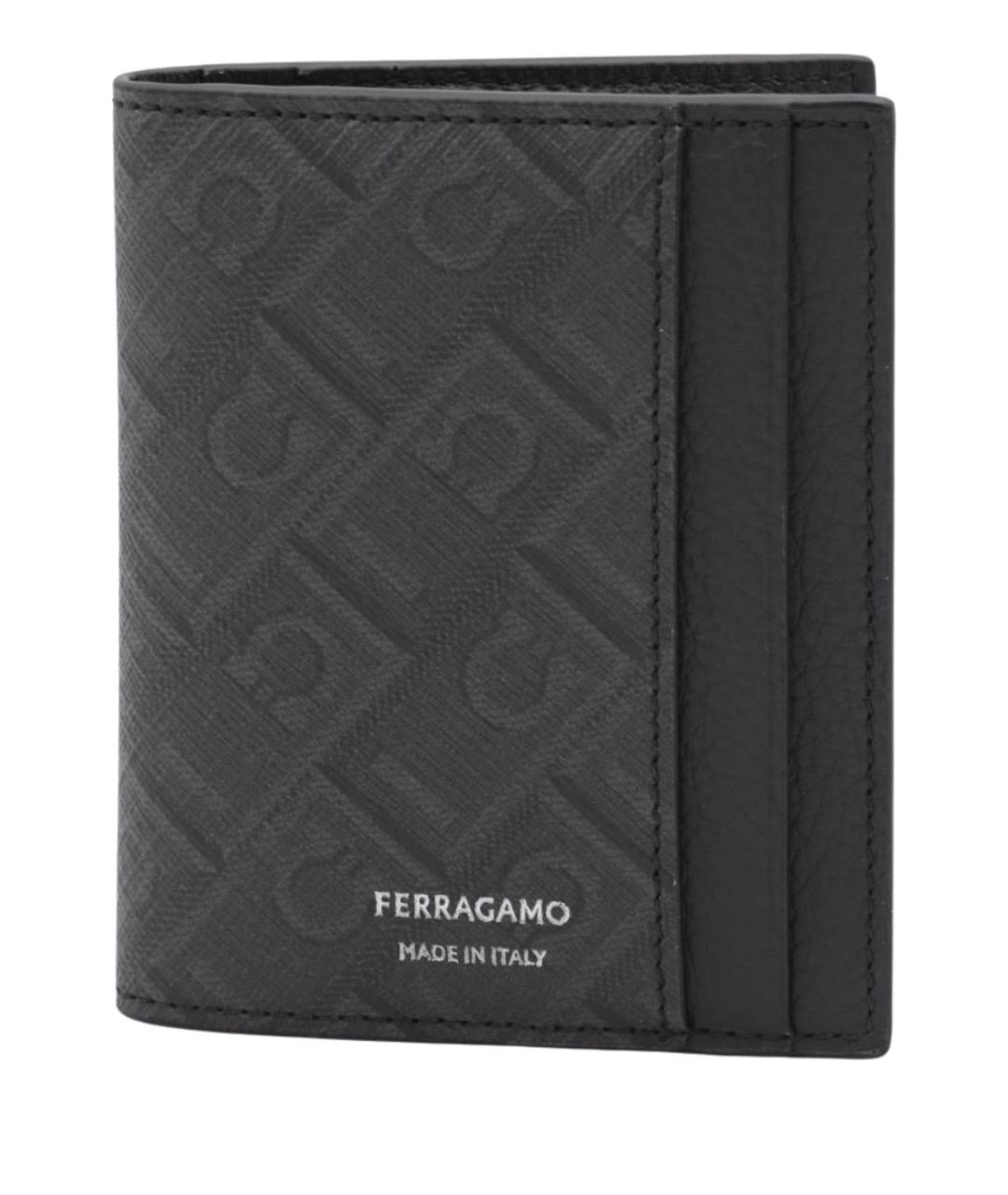 FERRAGAMO Серый кардхолдер, фото 1