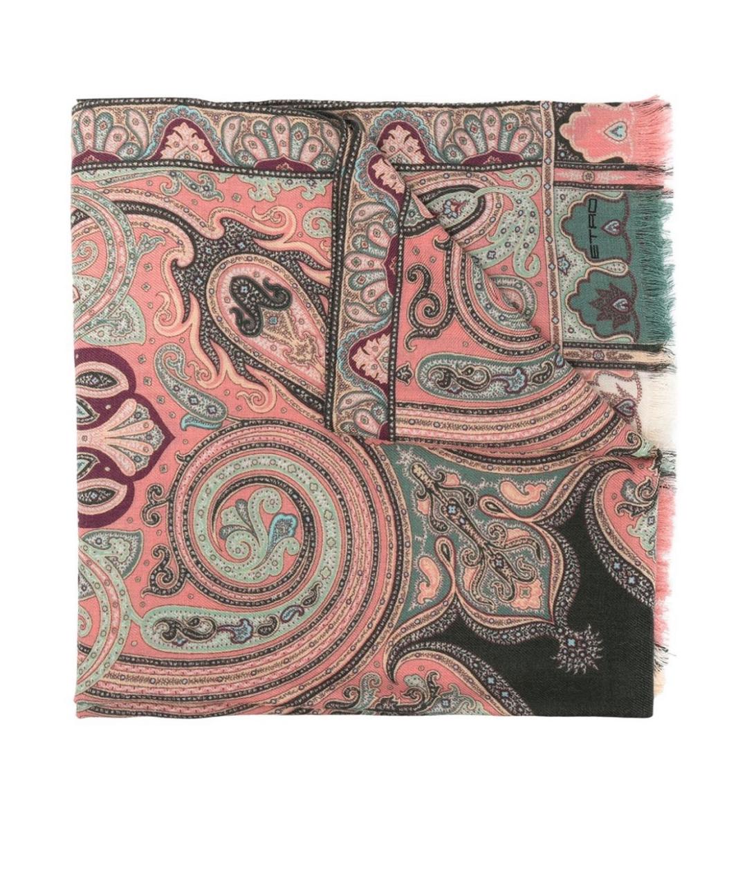 ETRO Мульти шерстяной шарф, фото 2