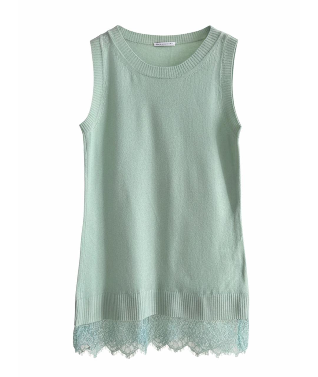 ERMANNO SCERVINO Зеленая майка, фото 1