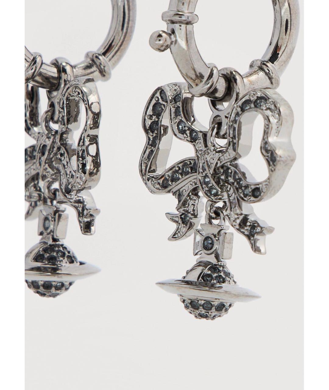 VIVIENNE WESTWOOD Серебряные латунные серьги, фото 2