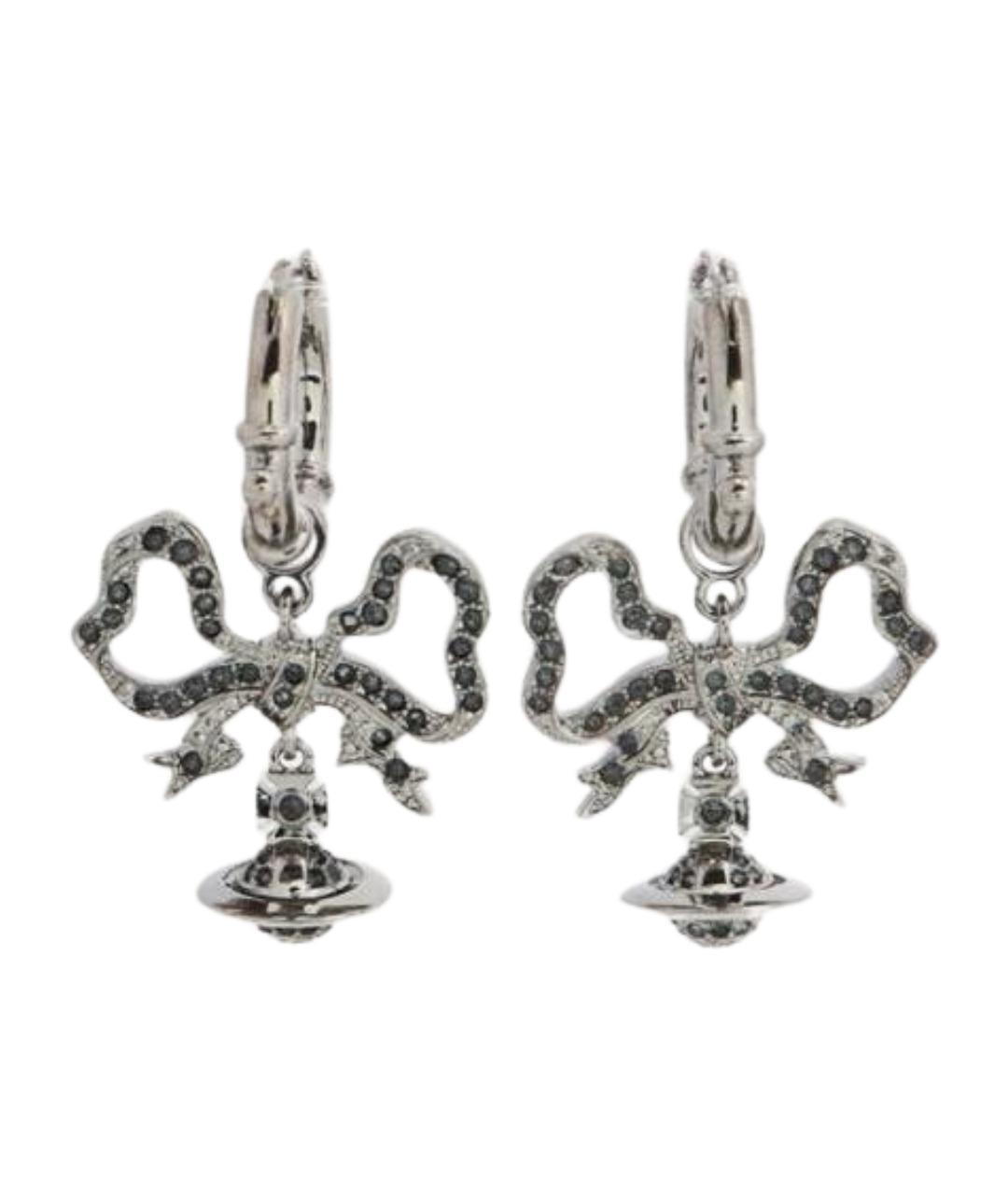 VIVIENNE WESTWOOD Серебряные латунные серьги, фото 1