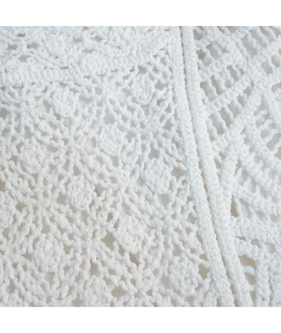 MAJE Белое хлопковое повседневное платье, фото 5