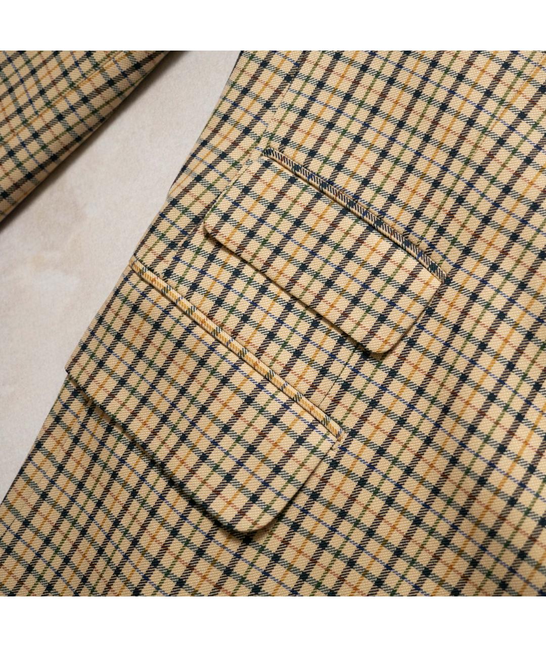 BURBERRY Бежевый шерстяной пиджак, фото 6