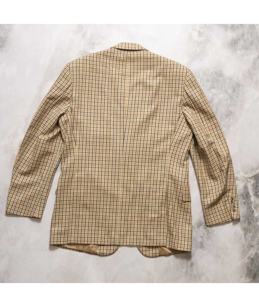 BURBERRY Бежевый шерстяной пиджак, фото 2