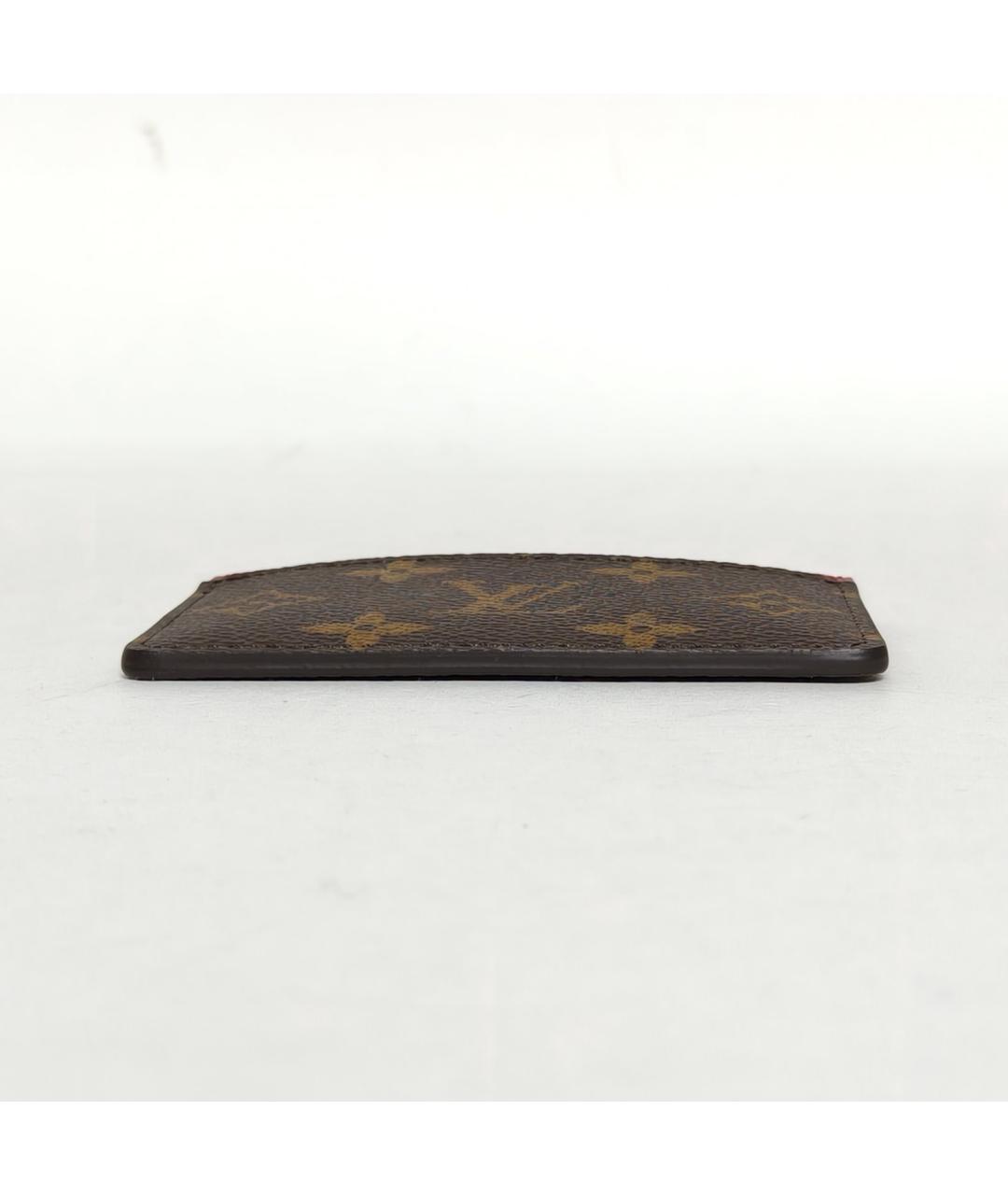 LOUIS VUITTON Коричневый кардхолдер, фото 6