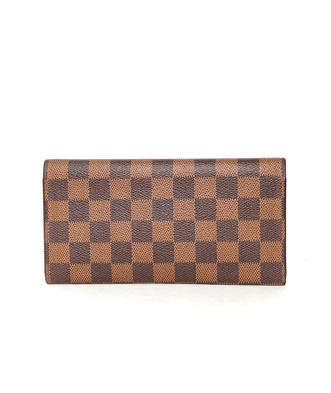 LOUIS VUITTON Коричневый кошелек, фото 4