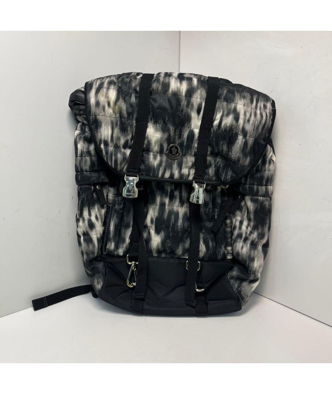 MONCLER Серый тканевый рюкзак, фото 9