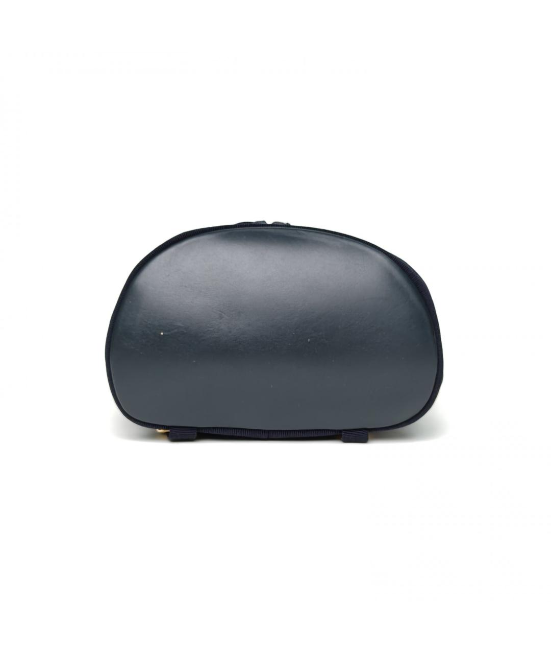 FERRAGAMO Темно-синий тканевый рюкзак, фото 6